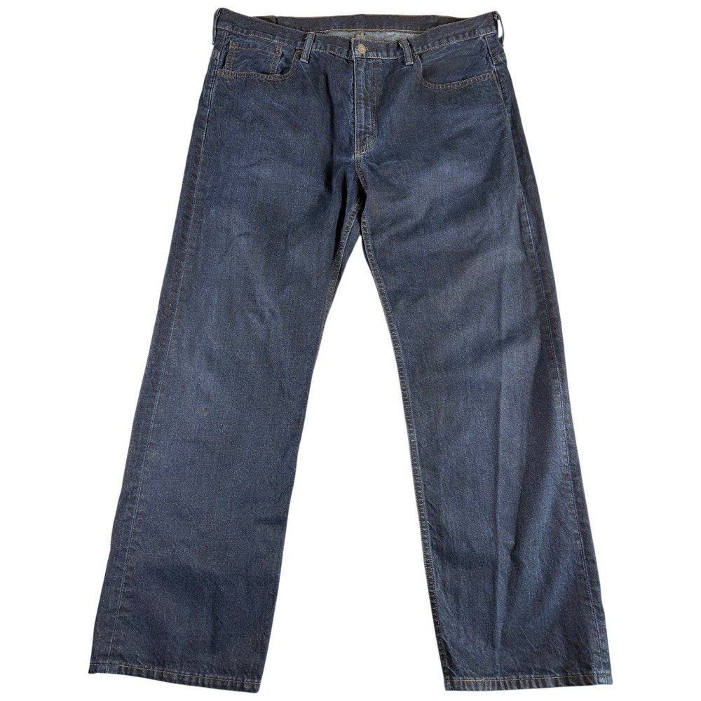 Levis 559 Relaxed Straight Jeans Mens 38x32 Dark Wash Western Workwear Heritage